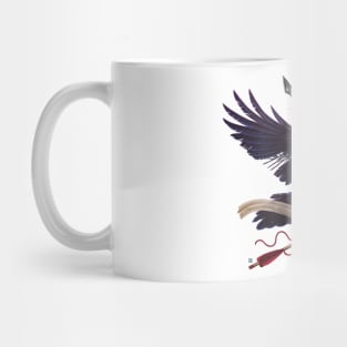 The undead crow Mug